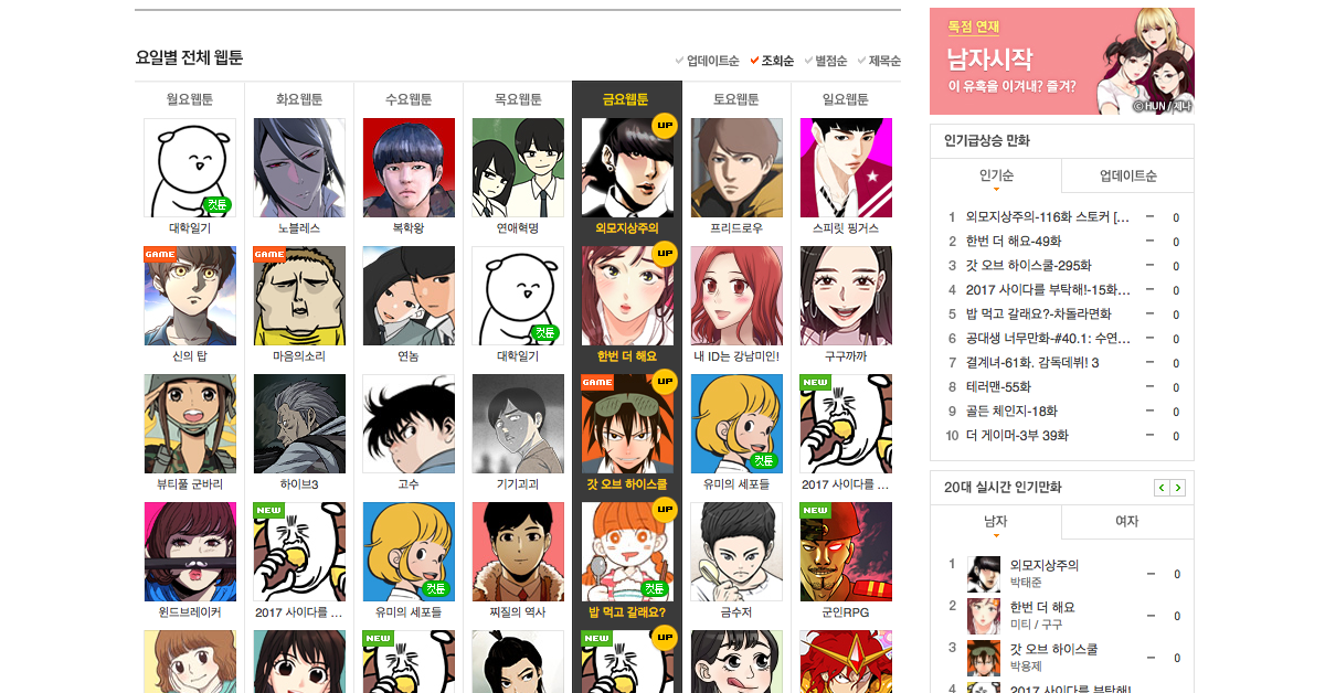 Korean webtoons popular 35+ Top